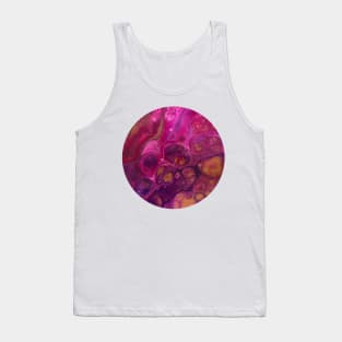 Pink Passion / Acrylic Pouring Tank Top